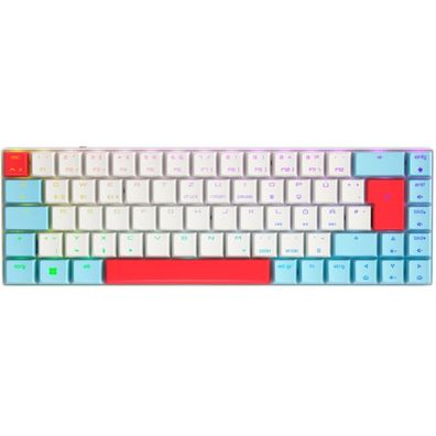 Cherry CHERRY XTRFY MX-LP 2.1 Compact Wireless Tastatur RGB DE weiß