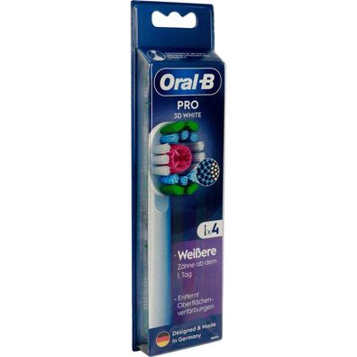 Oral-B Pro 3D White Aufsteckbürsten 4er (weiß)