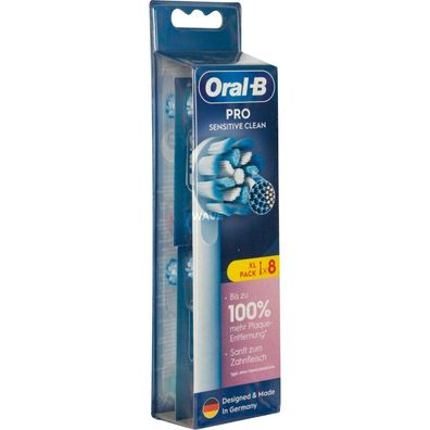 Oral-B Pro Sensitive Clean Aufsteckbürsten 8er-Pack (weiß)