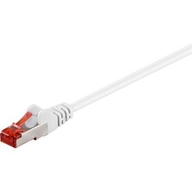 Patchkabel RJ45 Cat.6 S/FTP (weiß, 30 Meter)