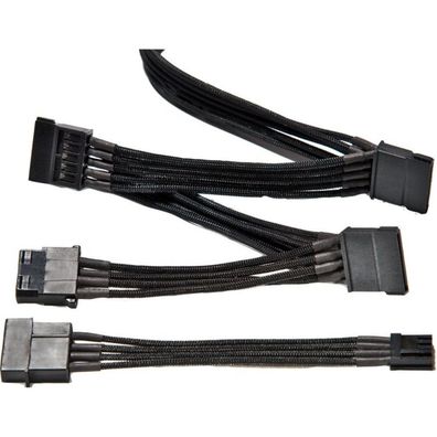 3x S-ATA + 1x HDD / FDD 100cm (schwarz)
