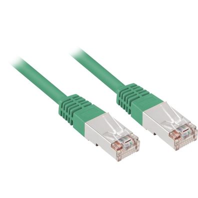 Patchkabel RJ45 Cat.5e SFTP (grün, 1,5 Meter)
