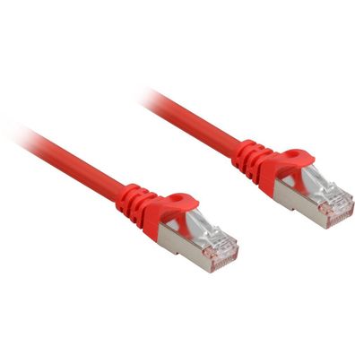 Patchkabel RJ45 Cat.6a SFTP (rot, 5 Meter, LSOH (Halogenfrei))