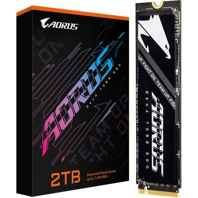 SSD, 2TB Gigabyte AORUS GEN4 7300E M.2, PCI-E, NVMe