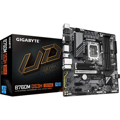 Gigabyte B760M DS3H GEN5, (B760, 1700, ATX, DR5
