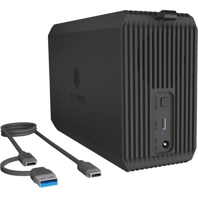 Icy Box Raid System IcyBox für 2-Bay 2,5''/3,5'' SATA HDD/SSD