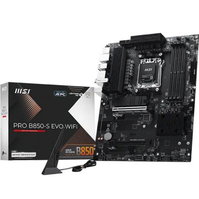 MSI Pro B850-S Evo WiFi, (B850, M5, TX, DR5)