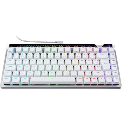 ASUS ROG Falchion Ace 75 HE, Gaming-Tastatur (weiß DE-Layout, ROG HFX V2)
