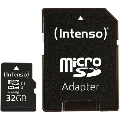 Intenso Intenso SD MicroSD Card 32GB SD-HC UHS-I inkl. SD- Adapter retail
