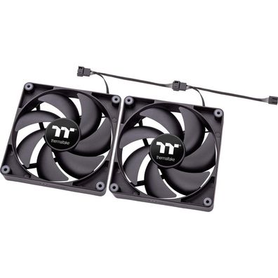 Thermaltake Lüfter Thermaltake CT 120 (2-Fan-Pack) Black retail