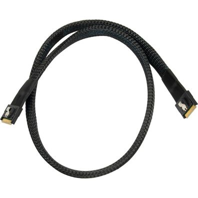 Inter-Tech Kabel SFF 8654-8x - SFF 8654-8x 0,75m