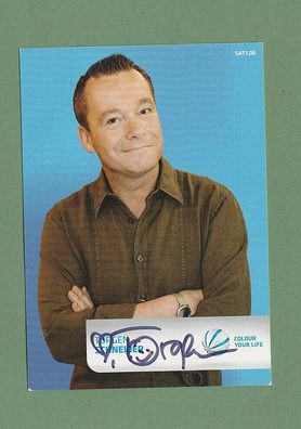 Torgen Schneider (SAT1-Fernsehmoderator ) - persönlich signierte Autogrammkarte