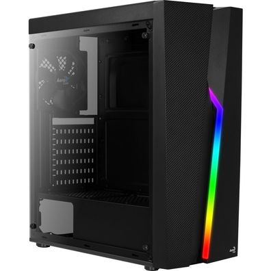 Aerocool AeroCool Geh Midi Bolt Black RGB MicroATX/ATX/Mini-ITX o.N