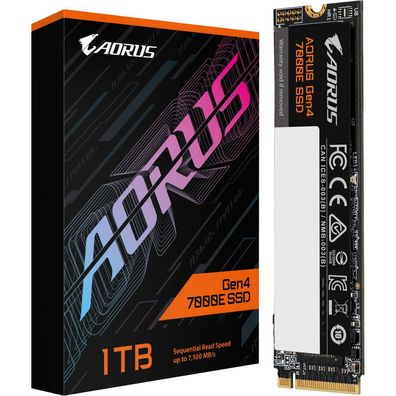 SSD, 1TB Gigabyte AORUS GEN4 7000E M.2, PCI-E, NVMe