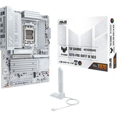 ASUS TUF GAMING X870-PRO WIFI7 W NEO, Mainboard (weiß)