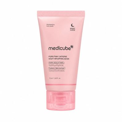 Medicube - PDRN Nachtwickelmaske mit rosafarbenem Koffein, 75 ml
