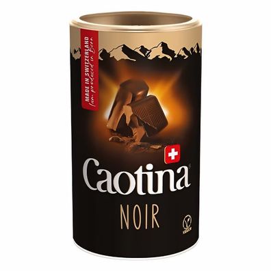 Caotina Noir dunkle Trinkschokolade - Kakao-Pulver 45% Kakaoanteil und dunkler S