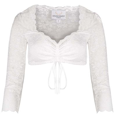 Dirndlbluse Rosalie weiß