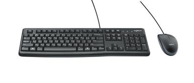 Logitech MK120 Desktop-Kit (US) USB - Schwarz
