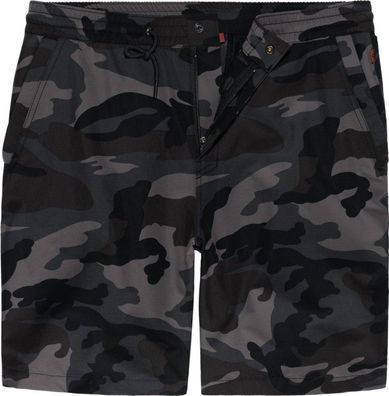 Vintage Industries kurze Freizeithose Eton Shorts Dark Camo