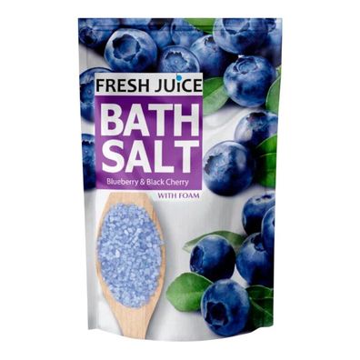 Frischer Saft, Blaubeere und Schwarzkirsche, Badesalz, 500 g