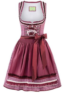 StockerpointDirndl Angelica 55er Länge bordeaux