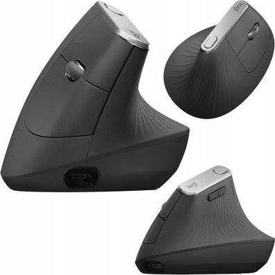 Logitech MX Vertical Advanced Ergo Graphite MAUS