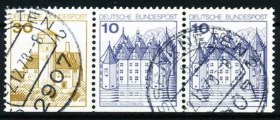 BRD BUND Zusammendruck Nr W62I zentrisch gestempelt WAAGR PA X5F349E