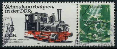 DDR Zusammendruck Nr WZd556 gestempelt WAAGR PAAR X17F666