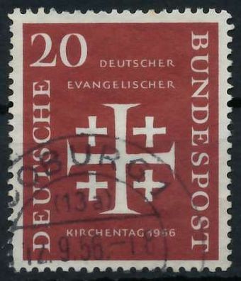 BRD BUND 1956 Nr 236 gestempelt X820952