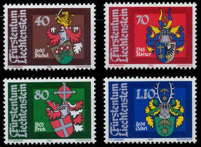 Liechtenstein 1980 Nr 743-746 postfrisch X82802A