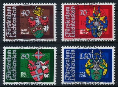 Liechtenstein 1980 Nr 743-746 zentrisch gestempelt X82804E