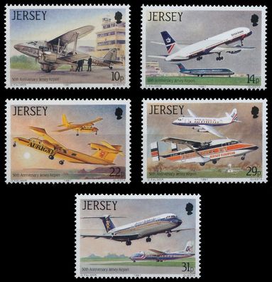 JERSEY 1987 Nr 400-404 postfrisch SE6EC26