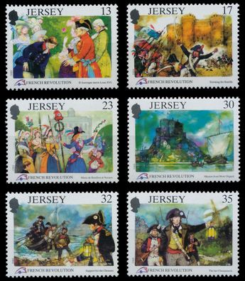 JERSEY 1989 Nr 485-490 postfrisch SE6ED3A