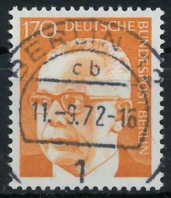 BERLIN DS Heinemann Nr 432 zentrisch gestempelt XB510C2