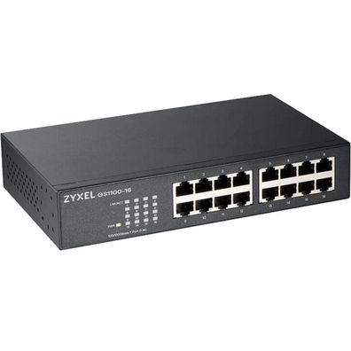 Zyxel GS1100-16 16-Port Gigabit Unmanaged Switch V4