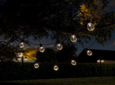 LED Outdoor Lichterkette Erweiterung, Durchmesser 5cm 1 Set
