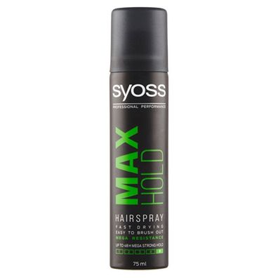 Hairspray for mega strong fixation Max Hold 5 ( Hair spray) 75ml