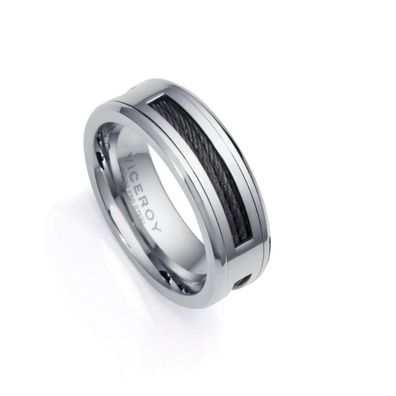 Viceroy Stilvoller Ring aus Stahl Magnum 14066A02 60 mm