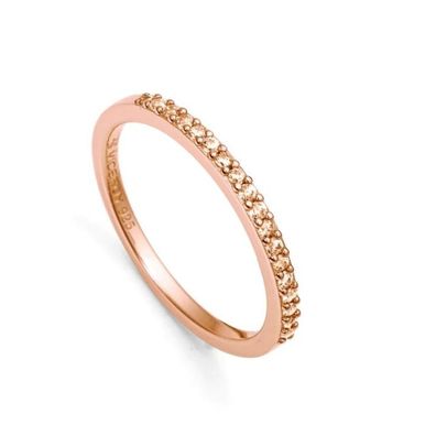 Viceroy Eleganter vergoldeter Ring mit Zirkonia Trend 9118A0 52 mm