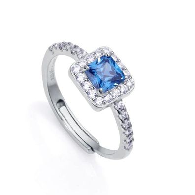 Viceroy Eleganter Silberring mit Zirkonen Clasica 13154A013 55 mm
