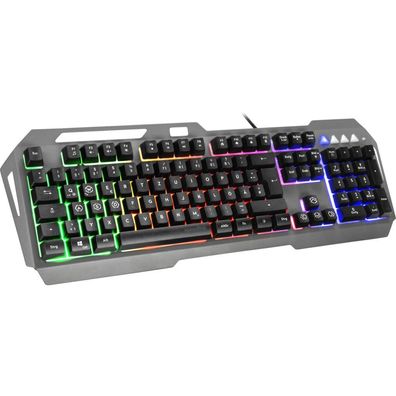 Speedlink Gaming Tastatur LUNERA, Metal Rainbow, schwarz retail