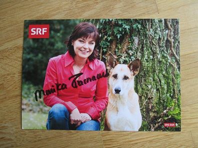 SF Fernsehmoderatorin Monika Fasnacht - handsigniertes Autogramm!!!