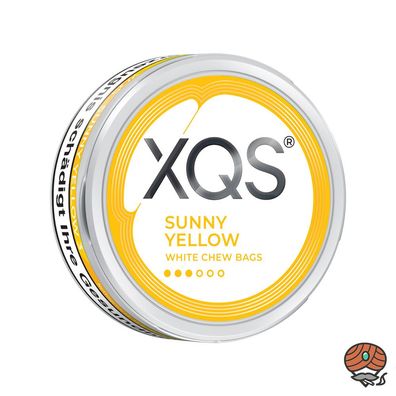 XQS Sunny Yellow 3 Kautabak Chewing Bags - Ananas, 8mg Nikotin pro Bag, 20 Bags