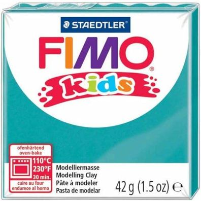 Staedtler Modelliermasse FIMO® Kids, 42 g, türkis Staedtler 8030-39