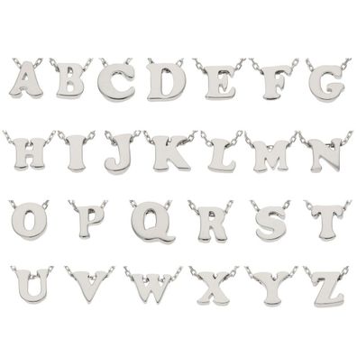 Buchstaben Kette mit Anhänger aus Silber 925 JL10-05-3766