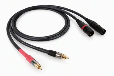 Sommercable Carbokab 225 Referenz Adapterkabel Cinch auf XLR male - OFC HiFi