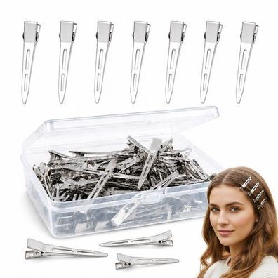 Haarclips Metall Friseur Haarklammern 100 Stück 5,5 cm Starke