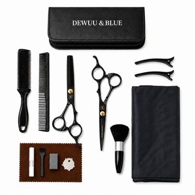 Friseurscheren-Set 14-in-1 - Haarschneideschere und Effilierschere 5,5