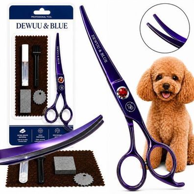 Gebogene Groomingschere 7,0 Zoll für Hunde und Katzen